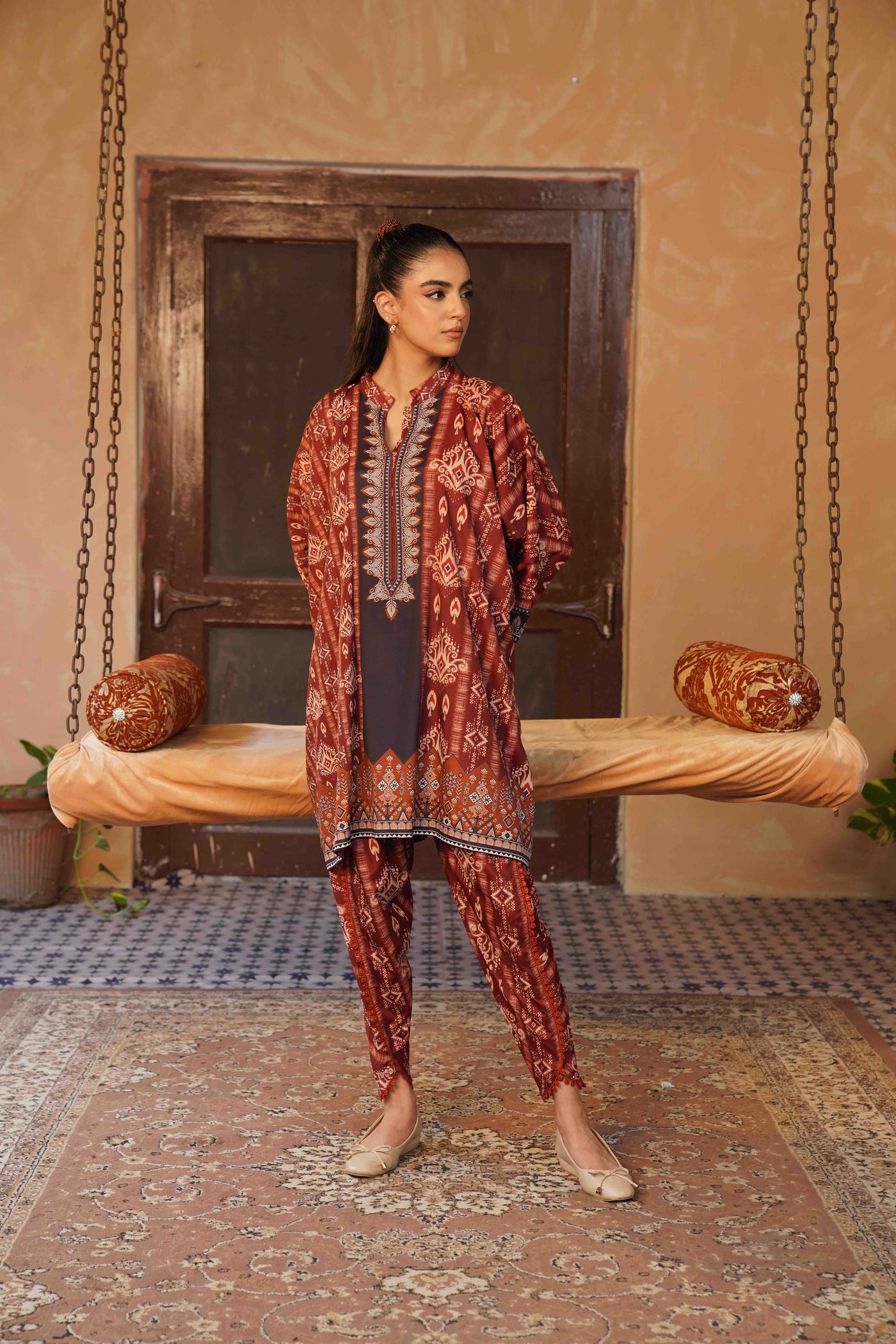 Iksaar Nocturne – Ikat Printed Co-Ord Set