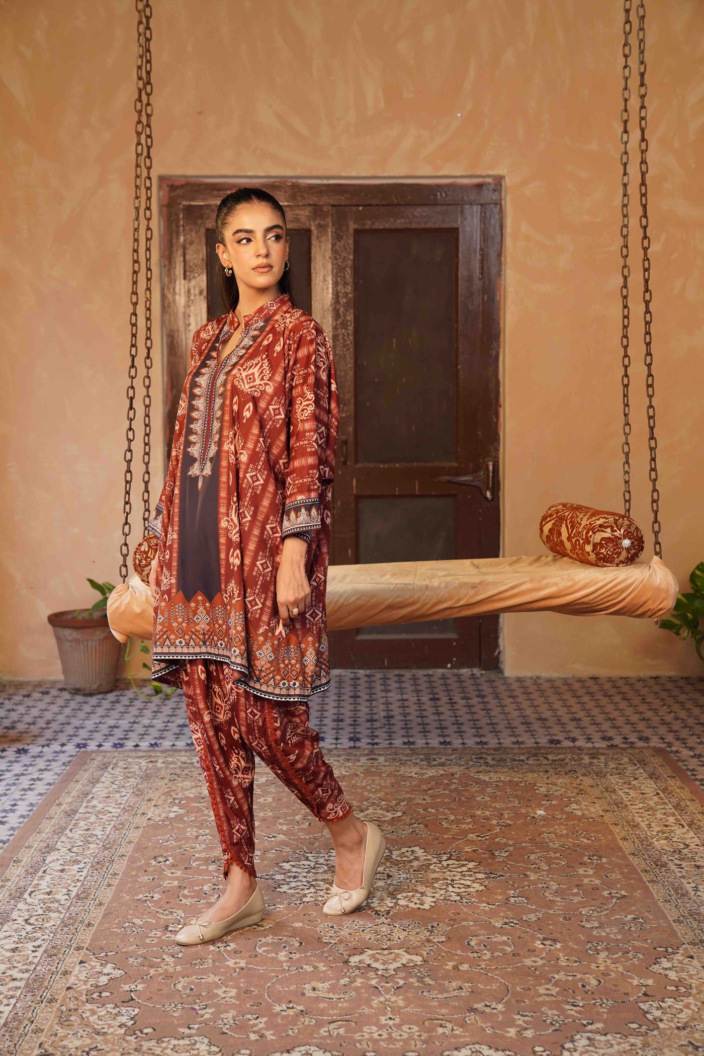 Iksaar Nocturne – Ikat Printed Co-Ord Set