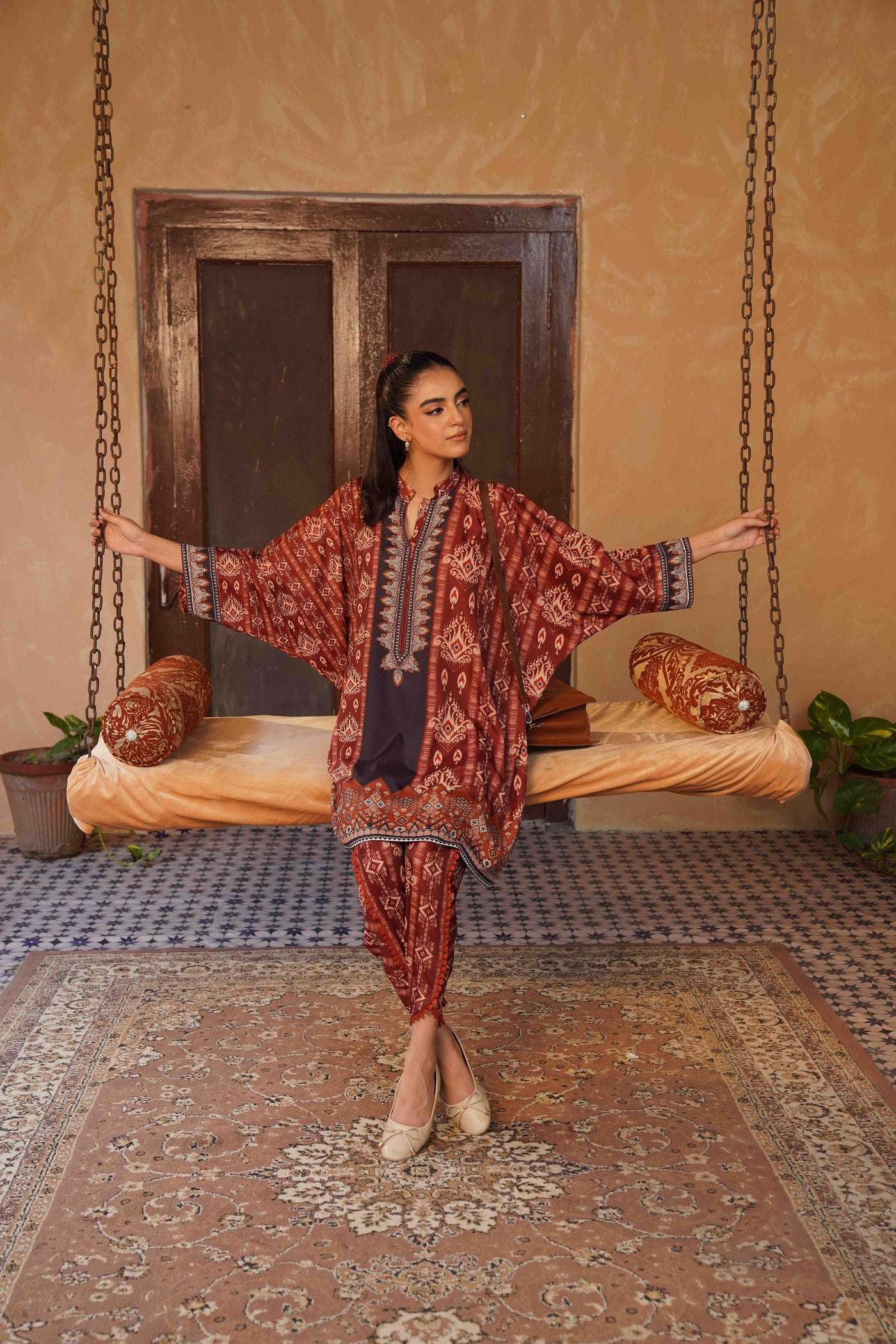 Iksaar Nocturne – Ikat Printed Co-Ord Set